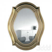 Настенное зеркало в раме Casablanca Gold MH2295GL